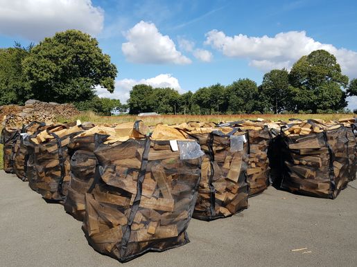 Paquet de bois de chauffage